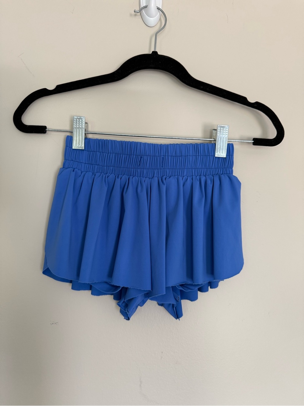 Katie J NYC Tween Farrah Solid Shorts Blue Sz S(7/8) *Missing Drawstring Tie*